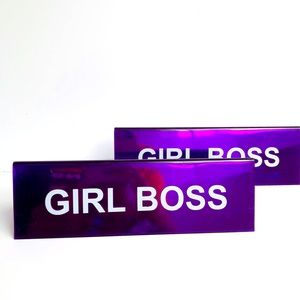 COPY - Girl Boss Desk sign